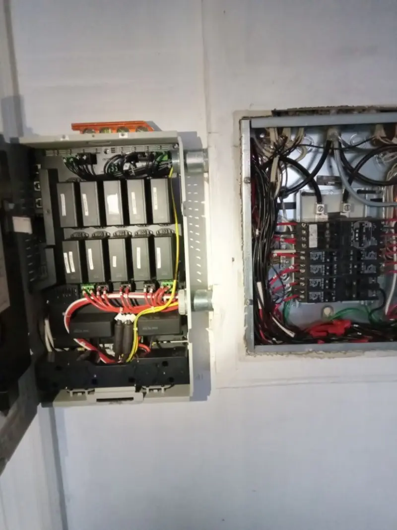 Electrical panel upgrade completed for Indoor Lighting Installation in Summerfield